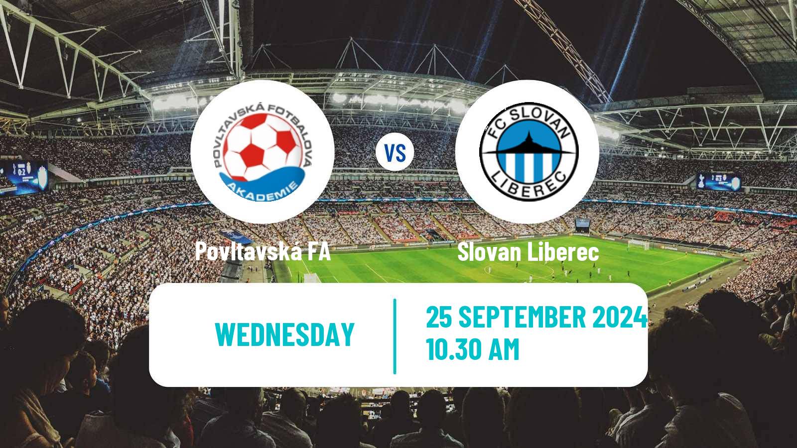 Soccer Czech Cup Povltavská FA - Slovan Liberec