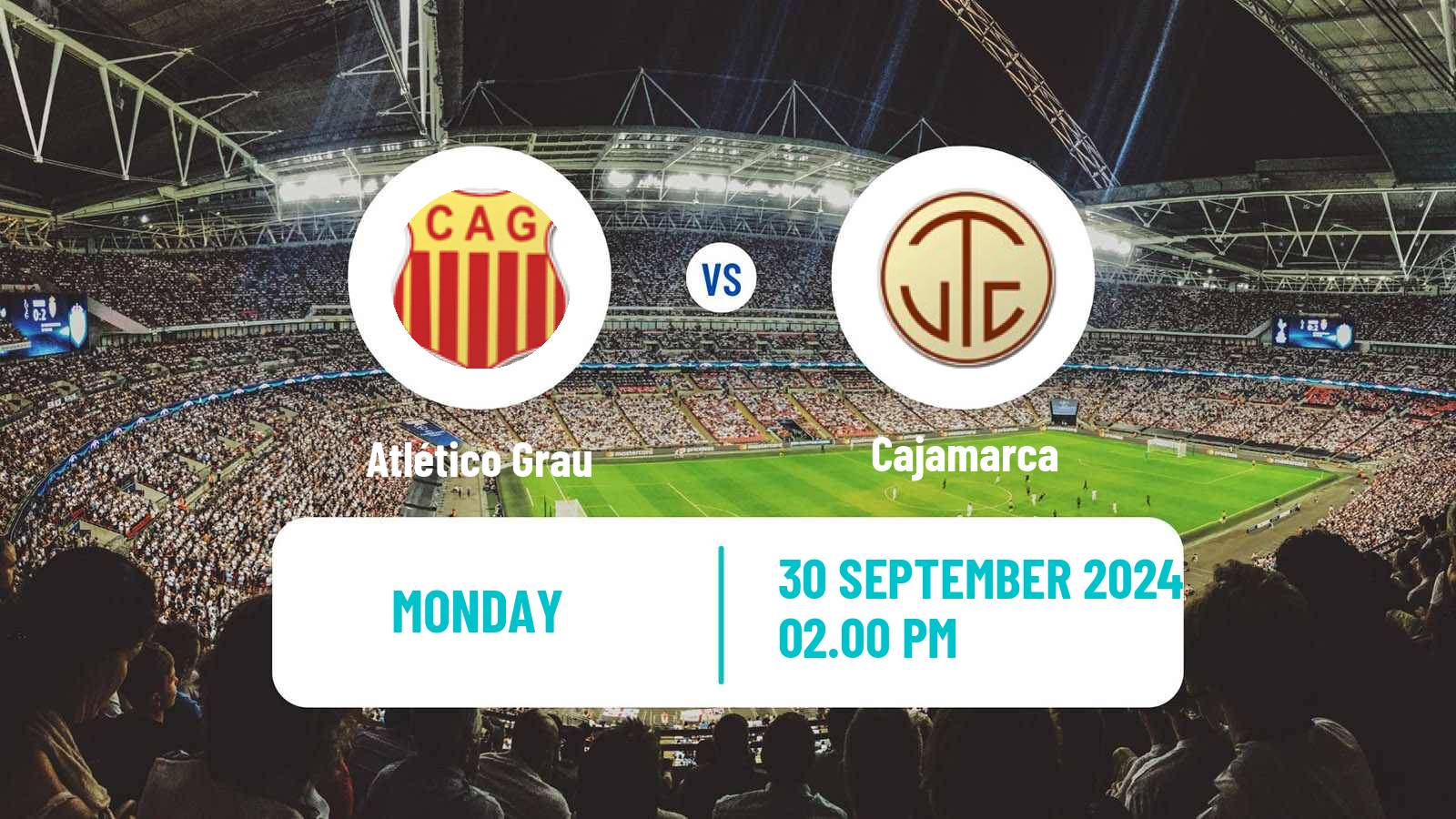 Soccer Peruvian Liga 1 Atlético Grau - Cajamarca