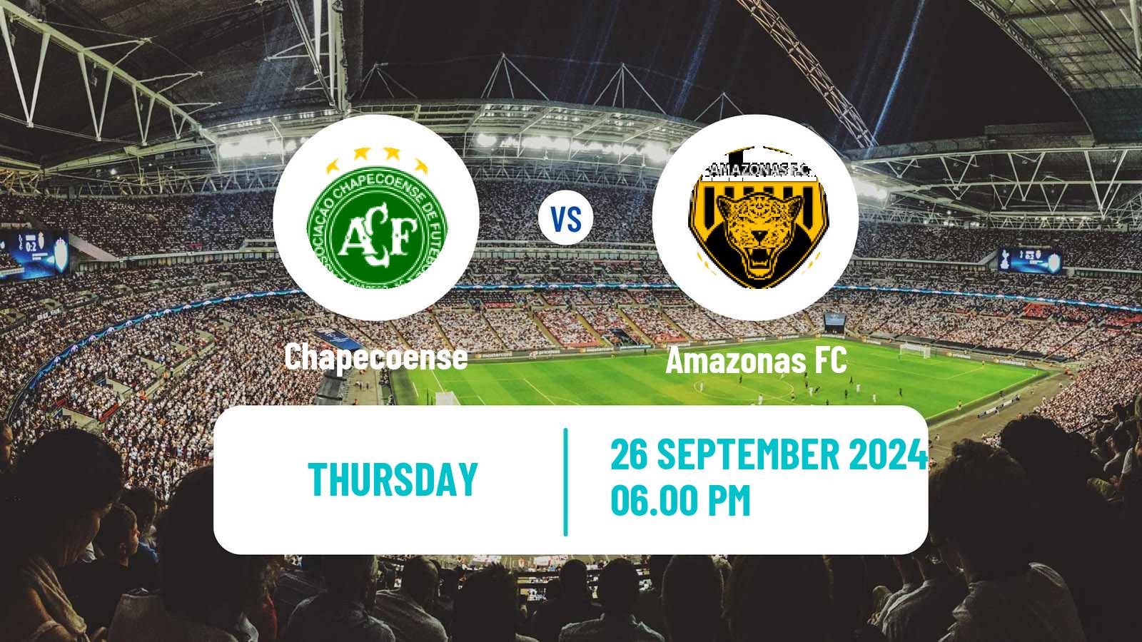 Soccer Brazilian Serie B Chapecoense - Amazonas