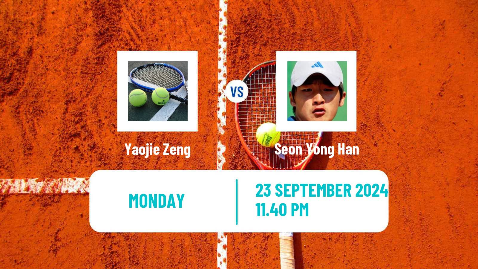 Tennis ITF M25 Fuzhou Men Yaojie Zeng - Seon Yong Han