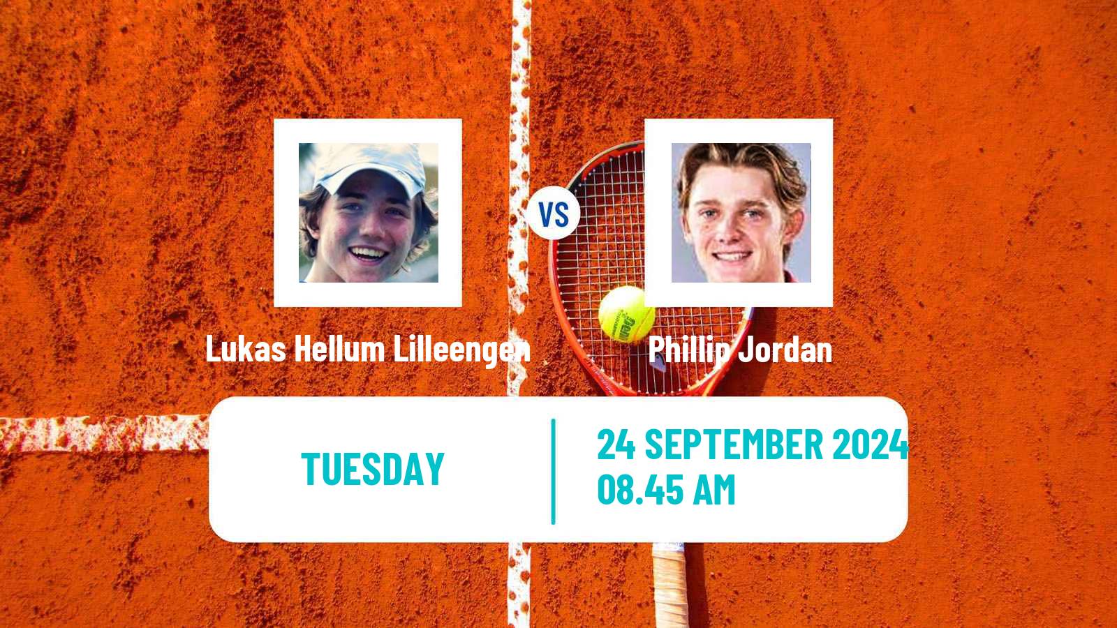 Tennis ITF M25 Falun Men Lukas Hellum Lilleengen - Phillip Jordan