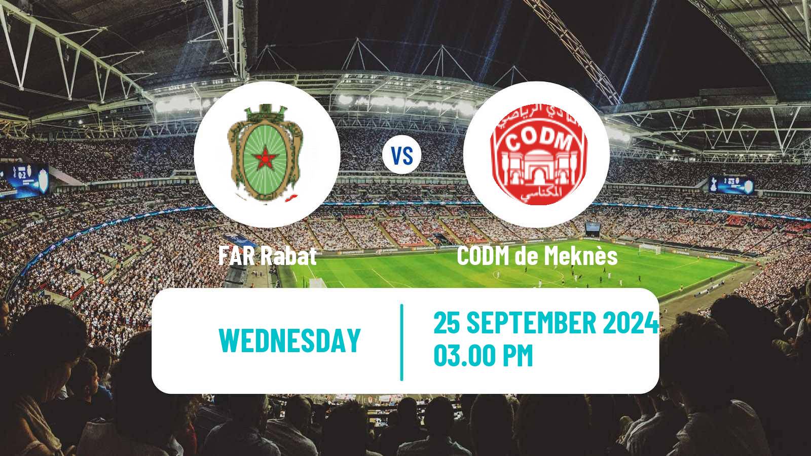 Soccer Moroccan Botola FAR Rabat - CODM de Meknès