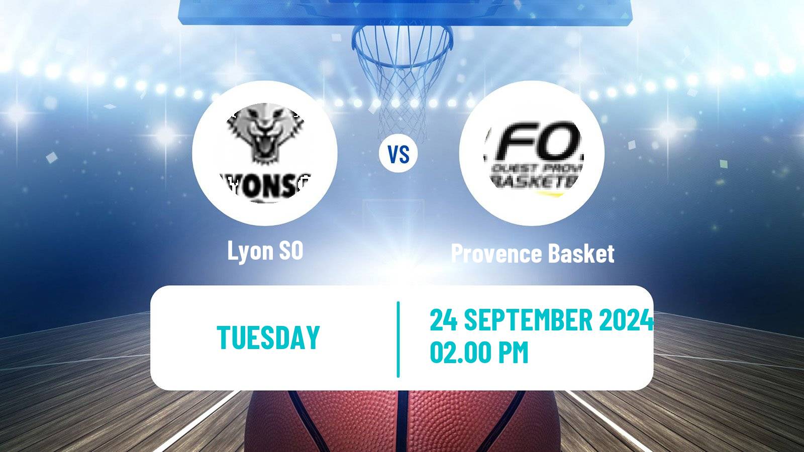 Basketball French Cup Basketball Lyon SO - Provence Basket