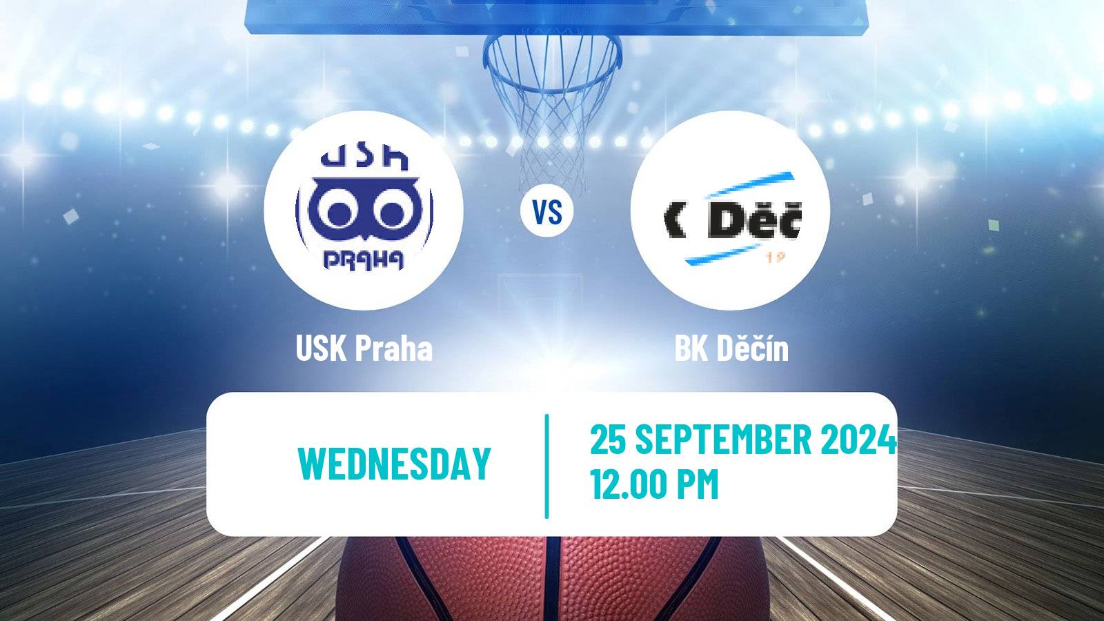 Basketball Czech NBL USK Praha - Děčín