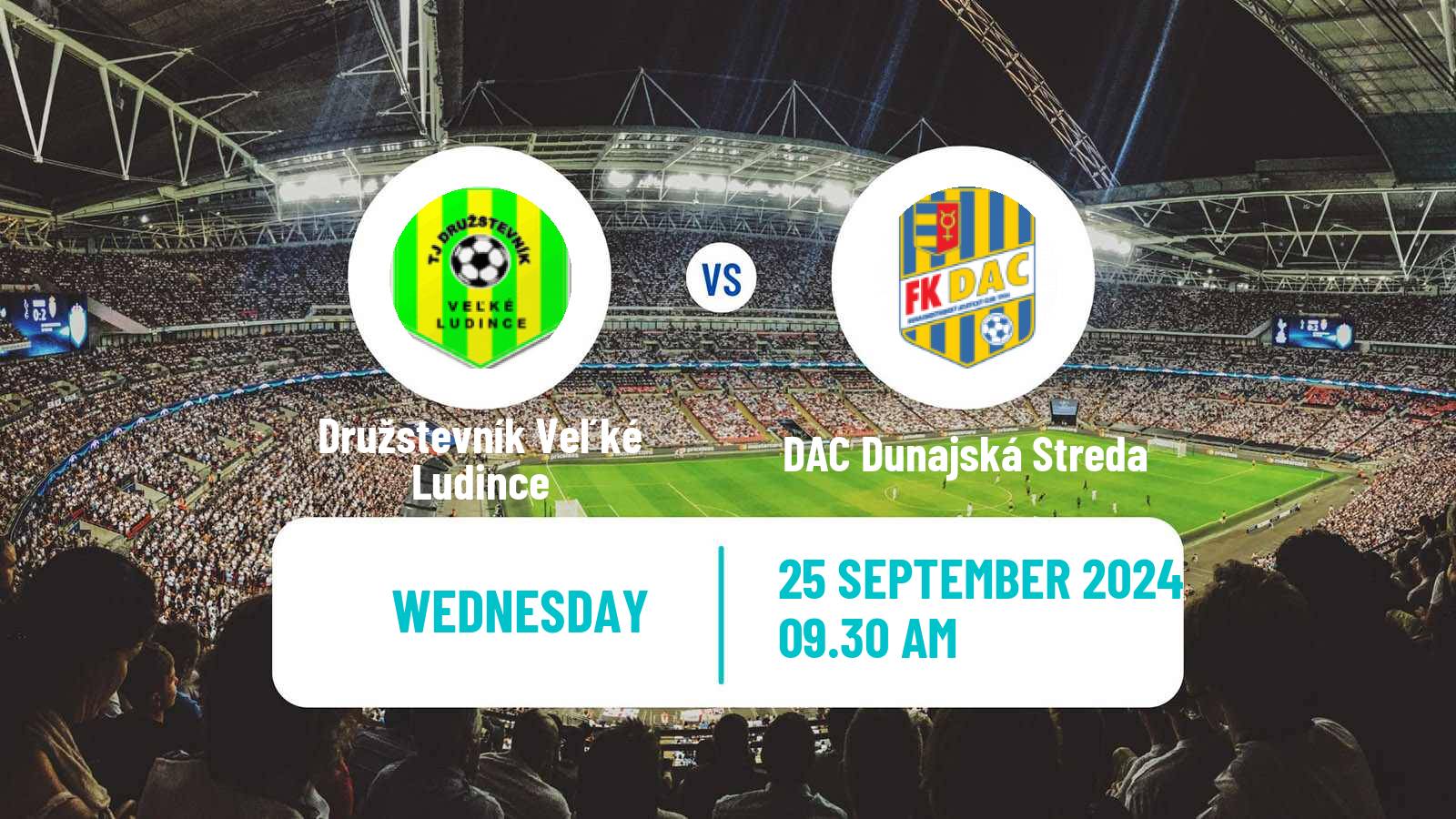 Soccer Slovak Cup Družstevník Veľké Ludince - DAC Dunajská Streda