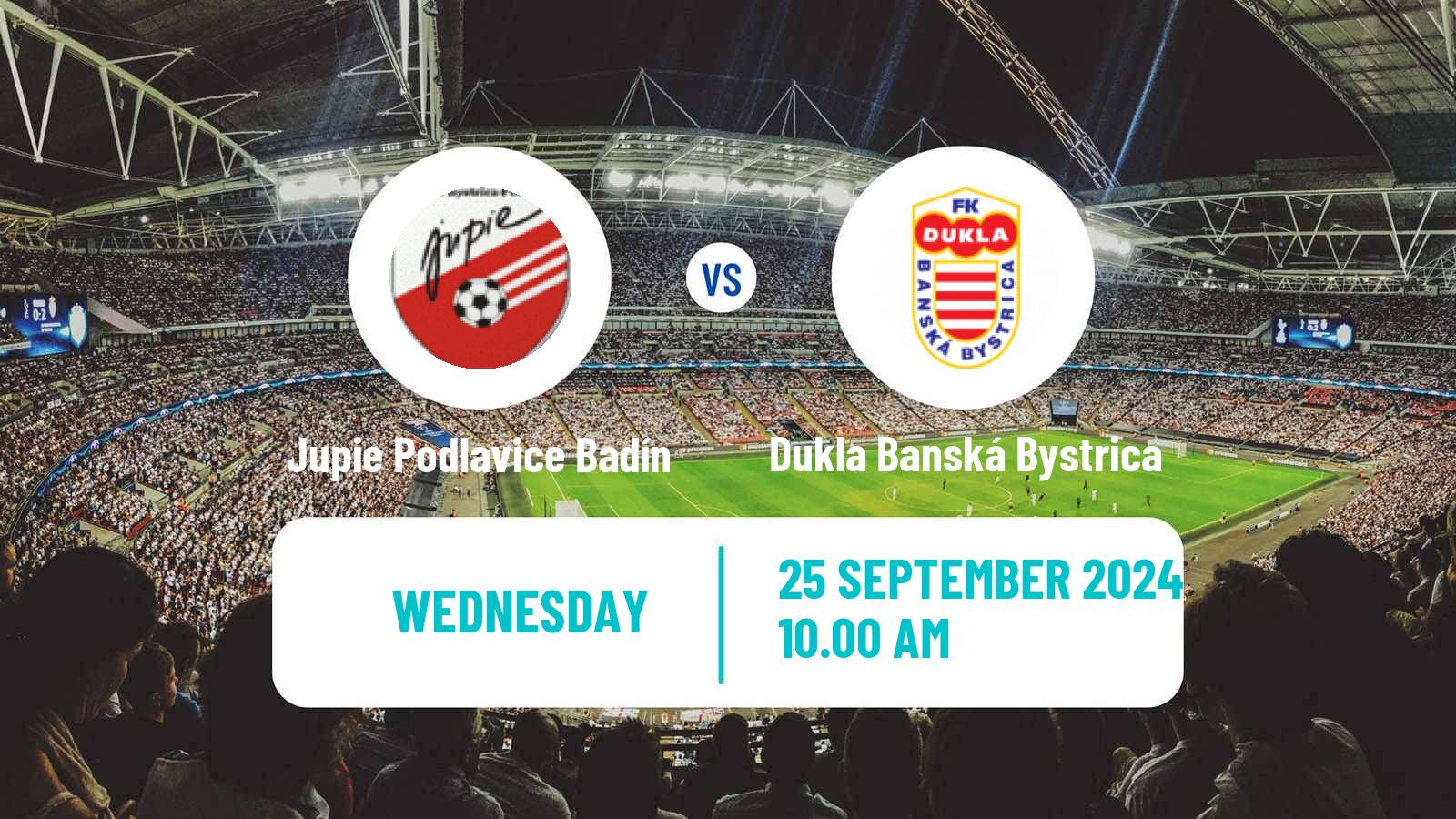 Soccer Slovak Cup Jupie Podlavice Badín - Dukla Banská Bystrica