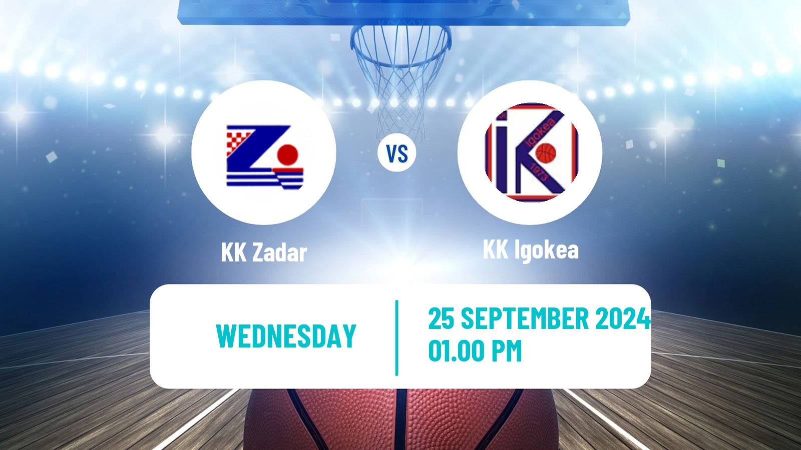 Basketball Adriatic League KK Zadar - Igokea