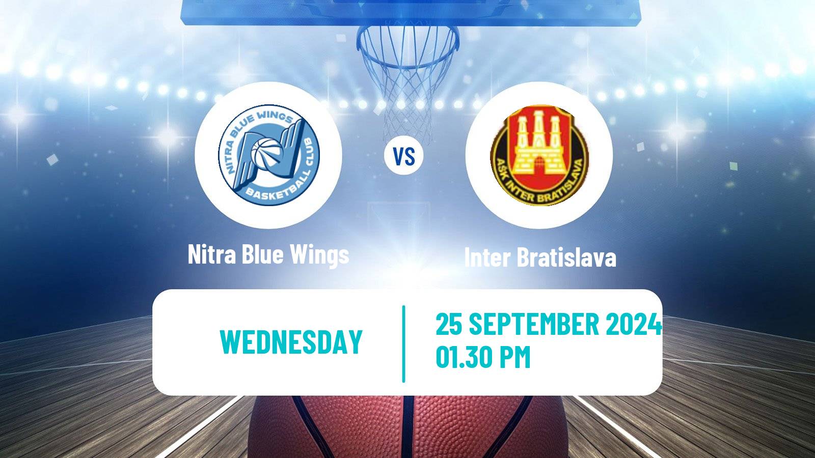 Basketball Slovak Extraliga Basketball Nitra Blue Wings - Inter Bratislava