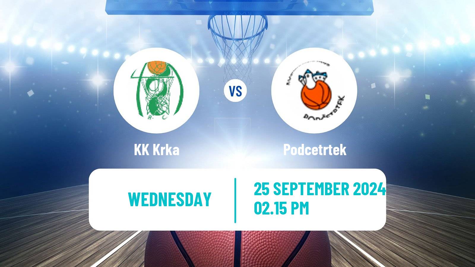 Basketball Slovenian Liga Basketball Krka - Podcetrtek