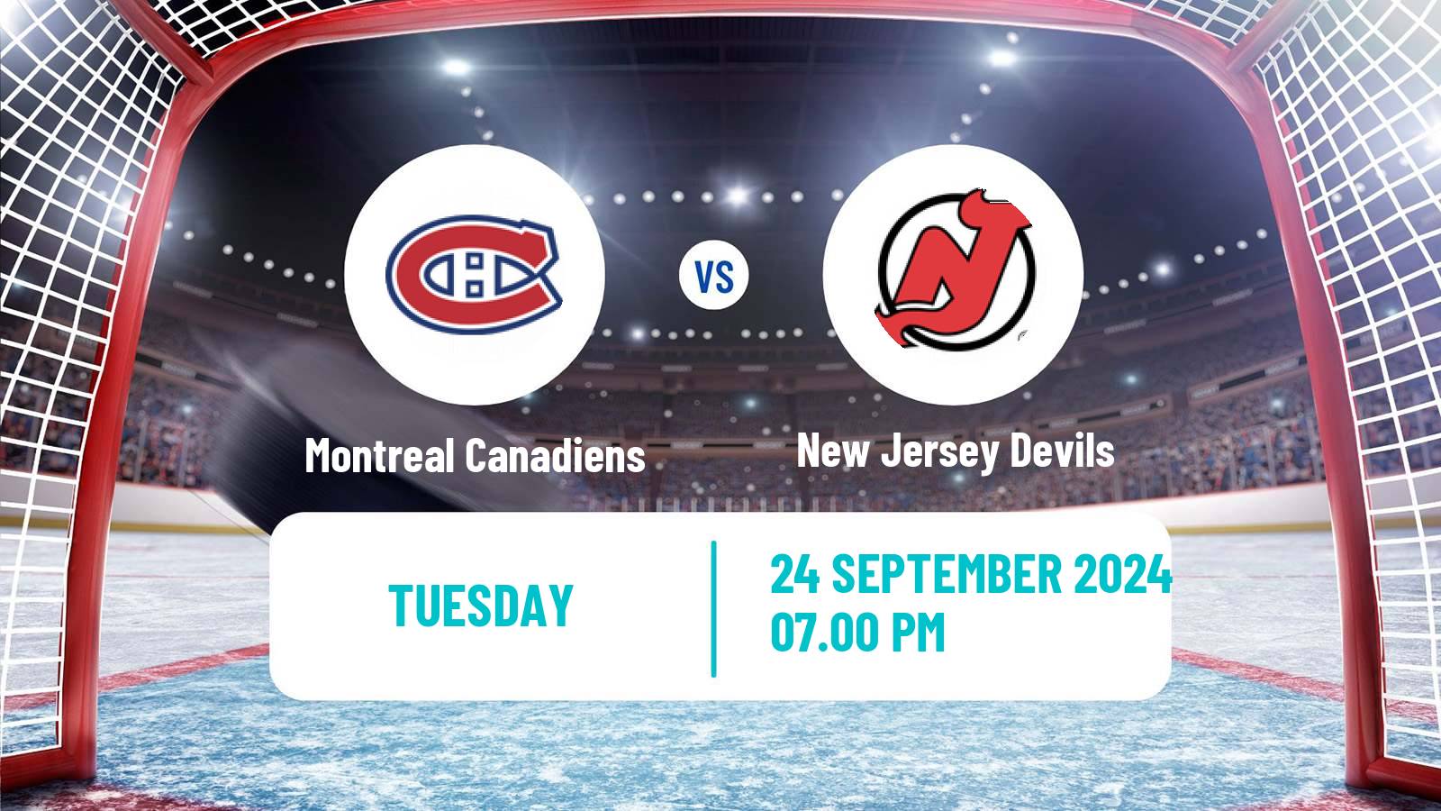 Hockey NHL Montreal Canadiens - New Jersey Devils