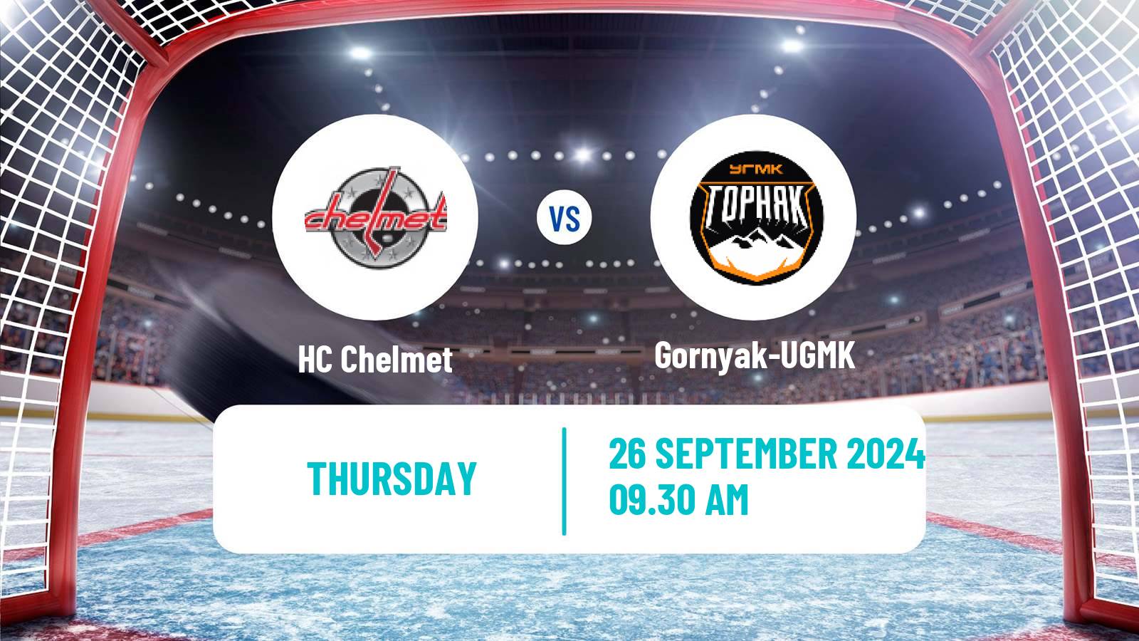 Hockey VHL Chelmet - Gornyak-UGMK