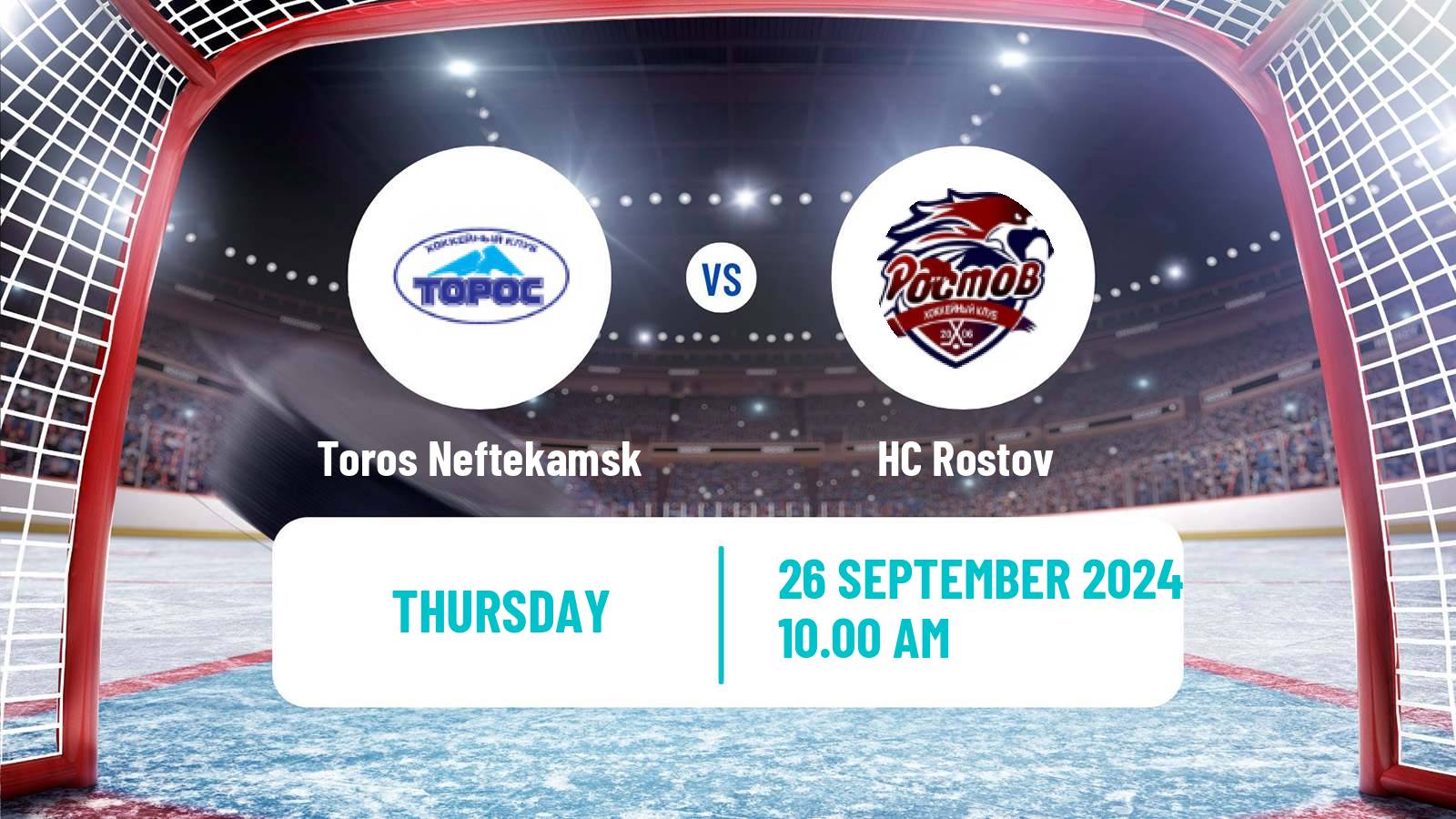 Hockey VHL Toros Neftekamsk - Rostov