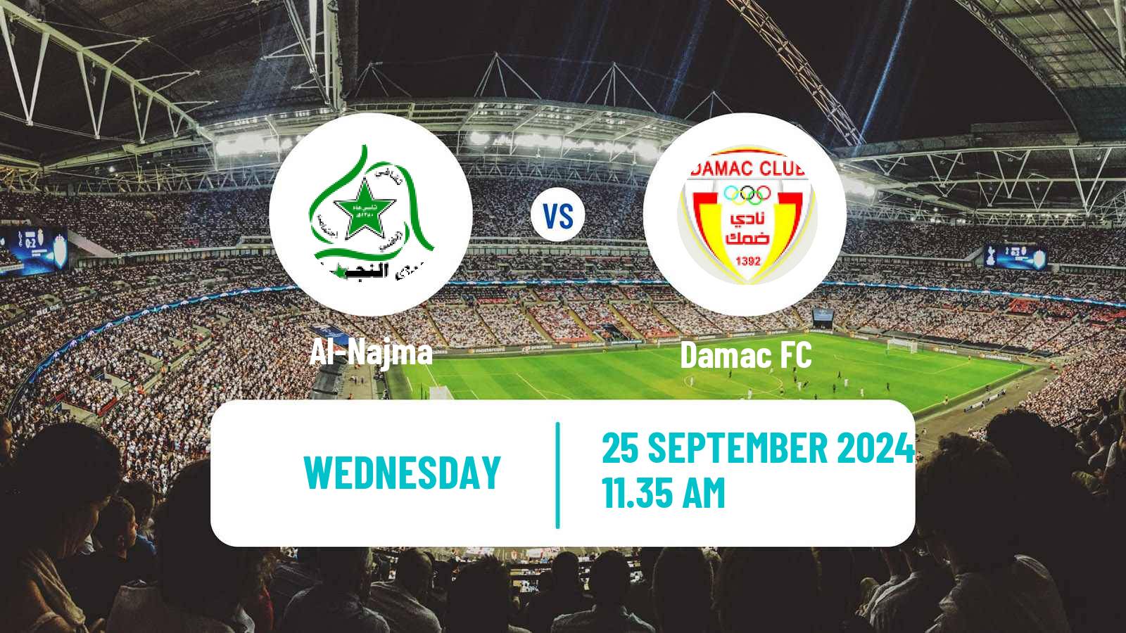 Soccer Saudi King Cup Al-Najma - Damac