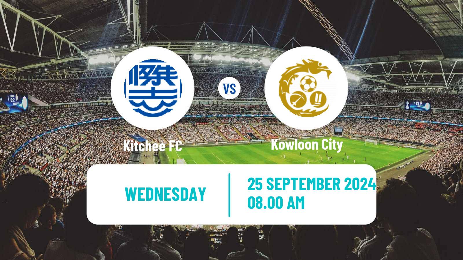 Soccer Hong Kong Premier League Kitchee - Kowloon City