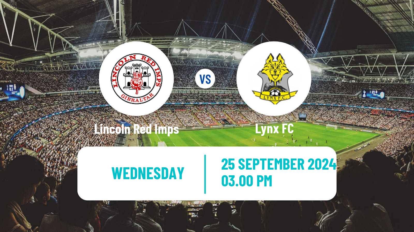 Soccer Gibraltar National League Lincoln Red Imps - Lynx