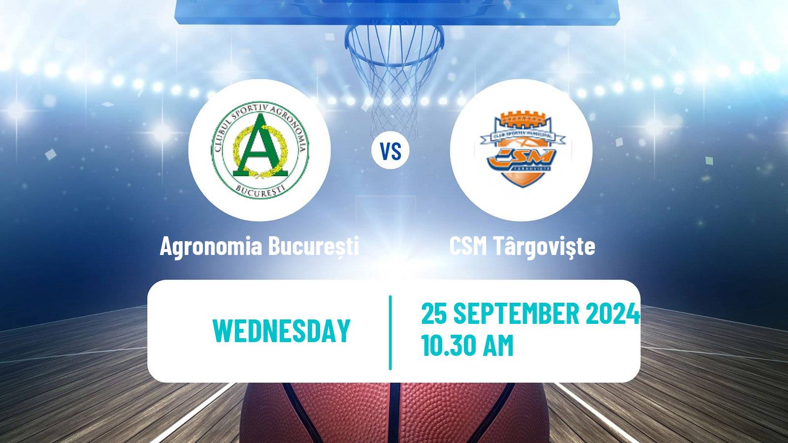 Basketball Romanian Cup Basketball Women Agronomia București - CSM Târgovişte