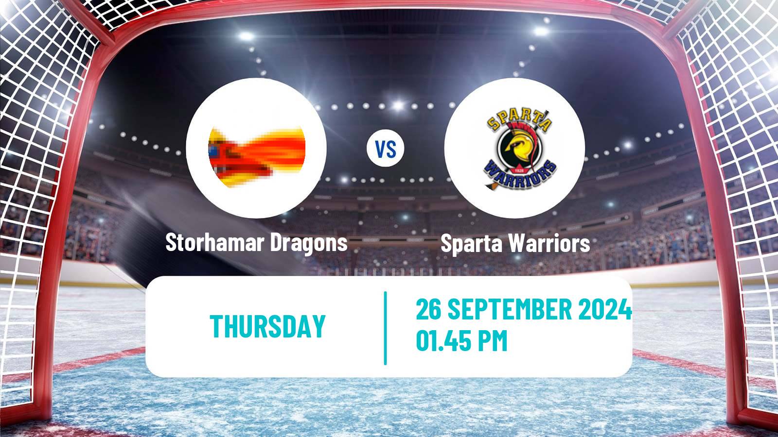 Hockey Norwegian Ligaen Hockey Storhamar Dragons - Sparta Warriors