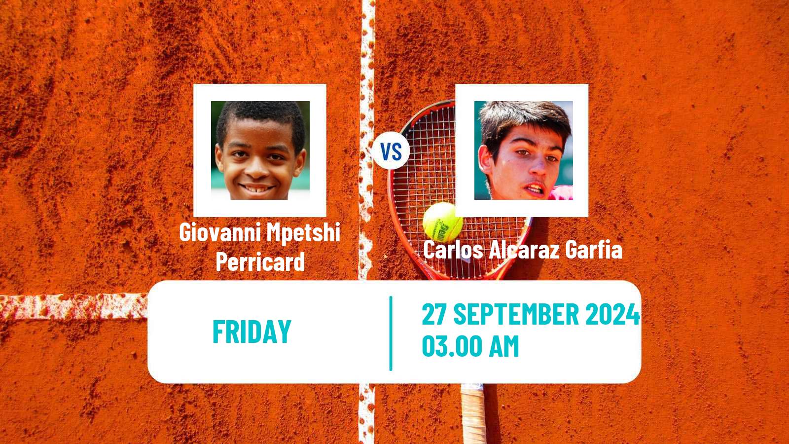 Tennis ATP Beijing Giovanni Mpetshi Perricard - Carlos Alcaraz Garfia