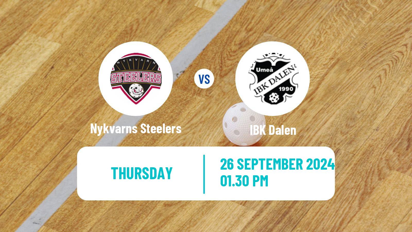 Floorball Swedish Superligan Floorball Nykvarns Steelers - Dalen