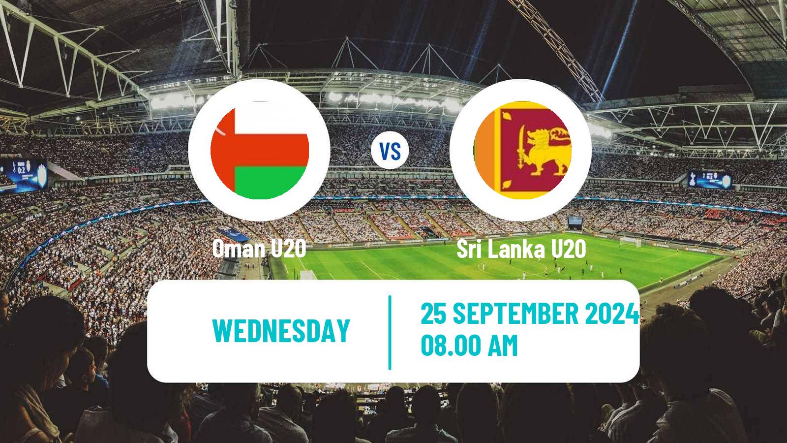 Soccer AFC Championship U20 Oman U20 - Sri Lanka U20