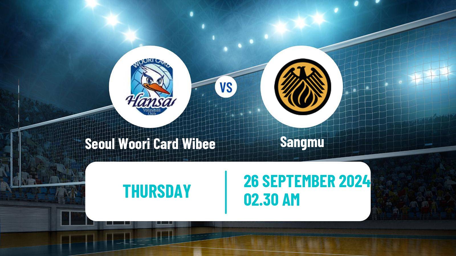 Volleyball South Korean KOVO Cup Volleyball Seoul Woori Card Wibee - Sangmu