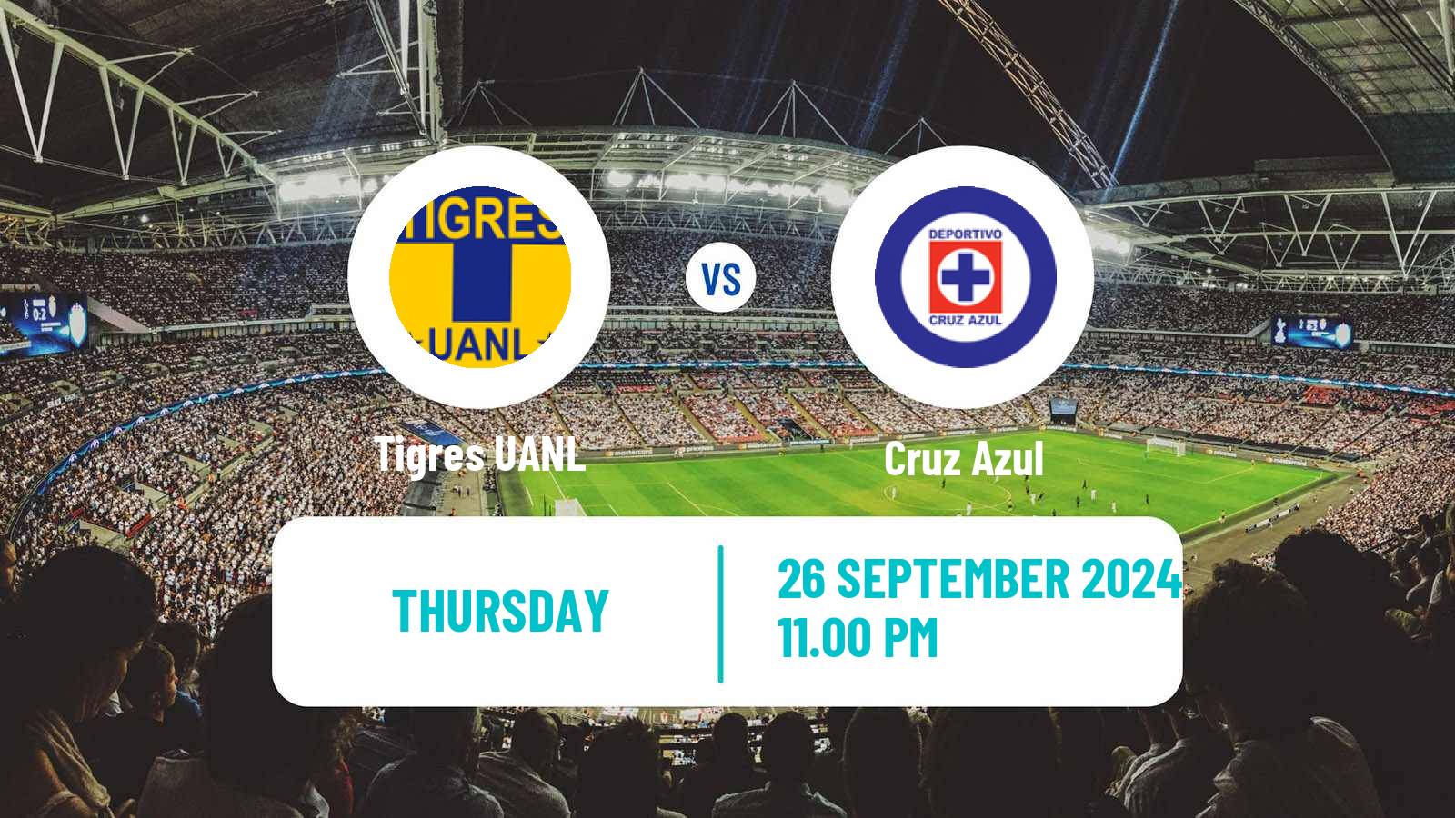 Soccer Mexican Liga MX Women Tigres UANL - Cruz Azul