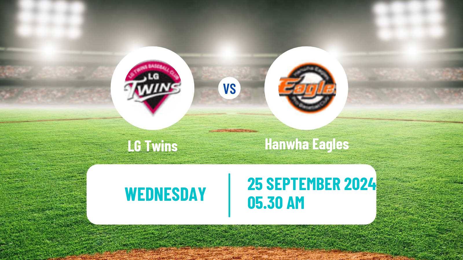 Baseball KBO LG Twins - Hanwha Eagles