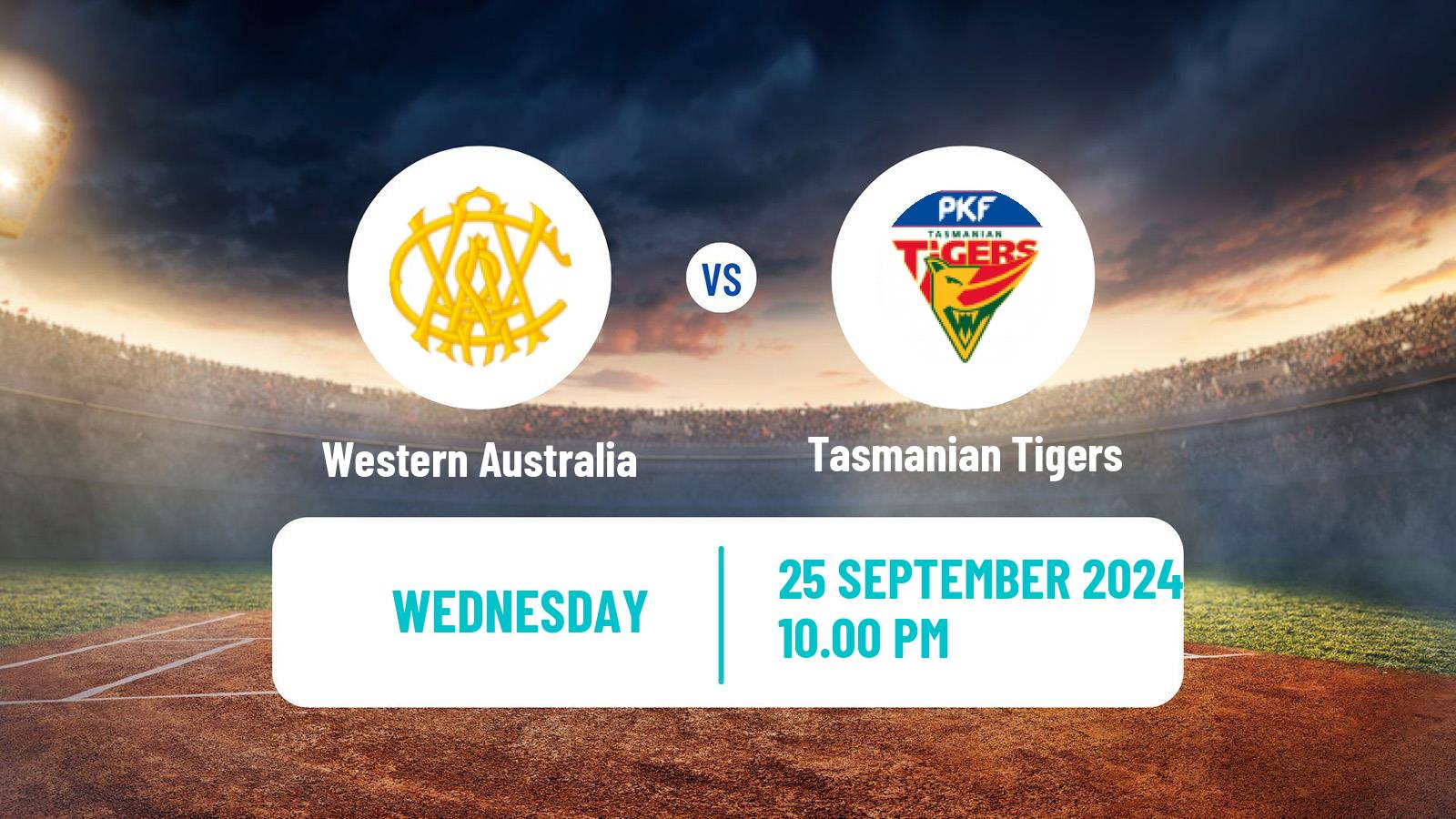 Cricket Australian National League Cricket Women Western Australia - Tasmanian Tigers