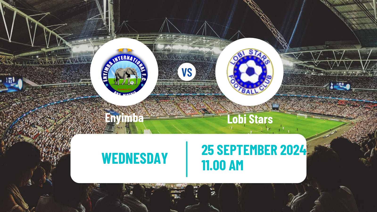 Soccer Nigerian Premier League Enyimba - Lobi Stars