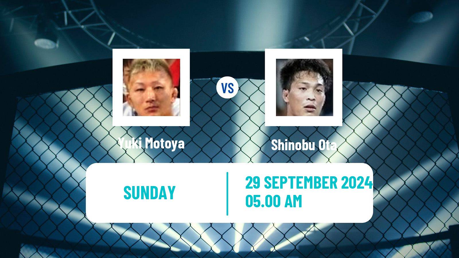 MMA Bantamweight Rizin Men Yuki Motoya - Shinobu Ota