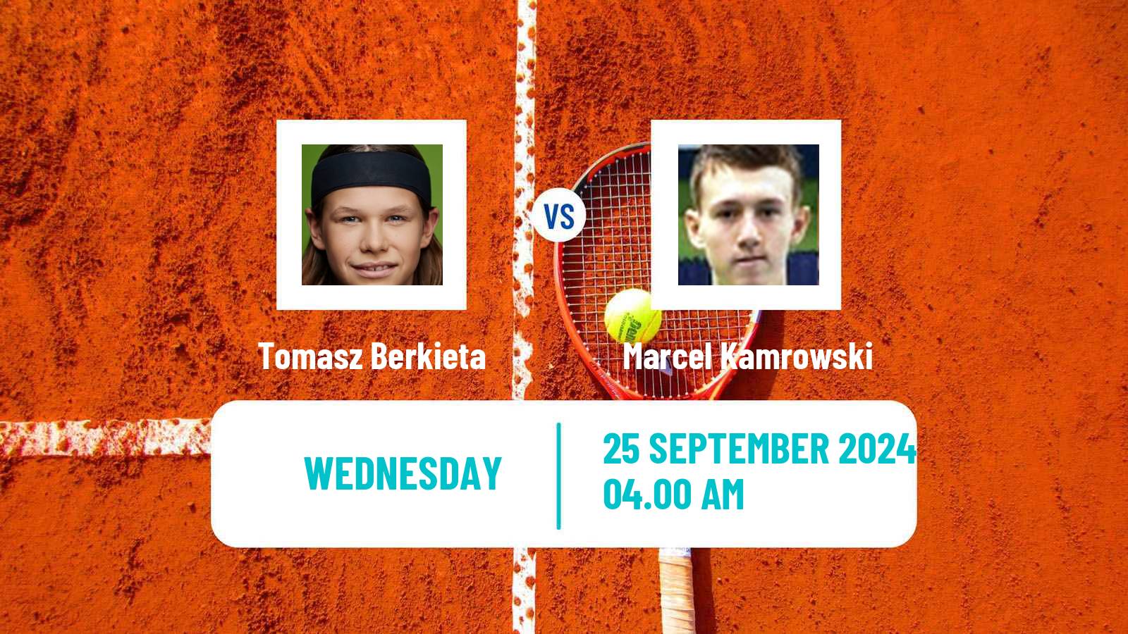 Tennis ITF M15 Sharm Elsheikh 11 Men Tomasz Berkieta - Marcel Kamrowski