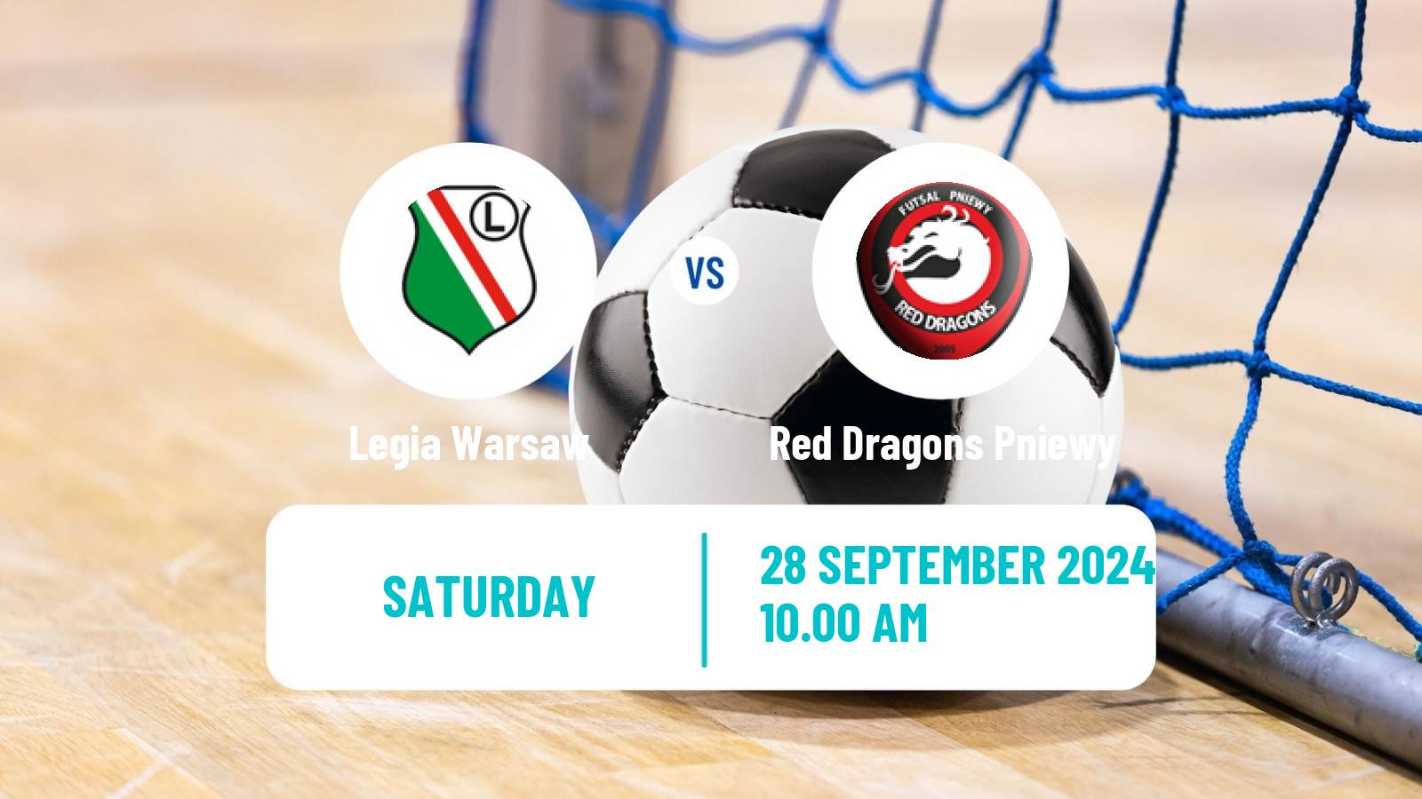 Futsal Polish Ekstraklasa Futsal Legia Warsaw - Red Dragons Pniewy