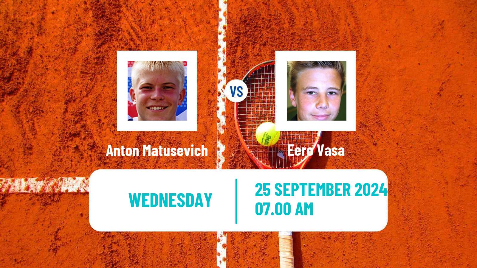 Tennis ITF M25 Falun Men Anton Matusevich - Eero Vasa