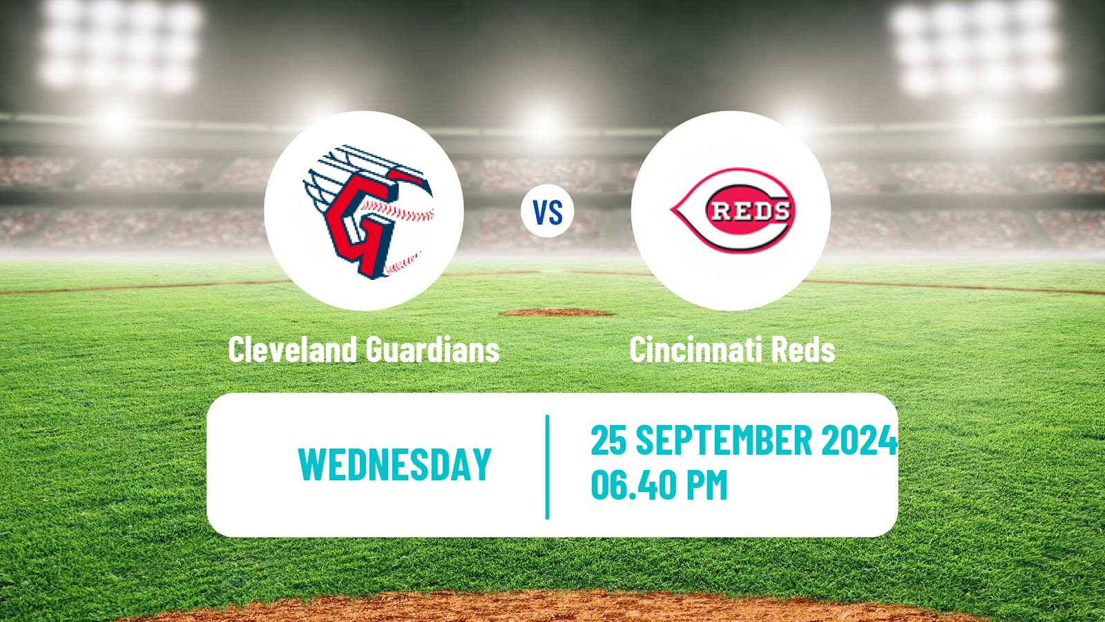 Baseball MLB Cleveland Guardians - Cincinnati Reds