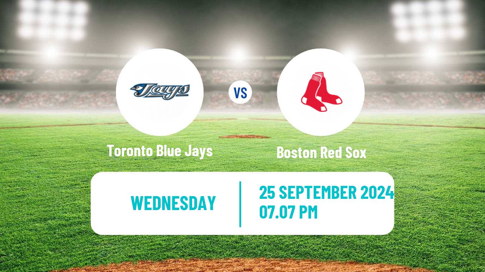 Baseball MLB Toronto Blue Jays - Boston Red Sox