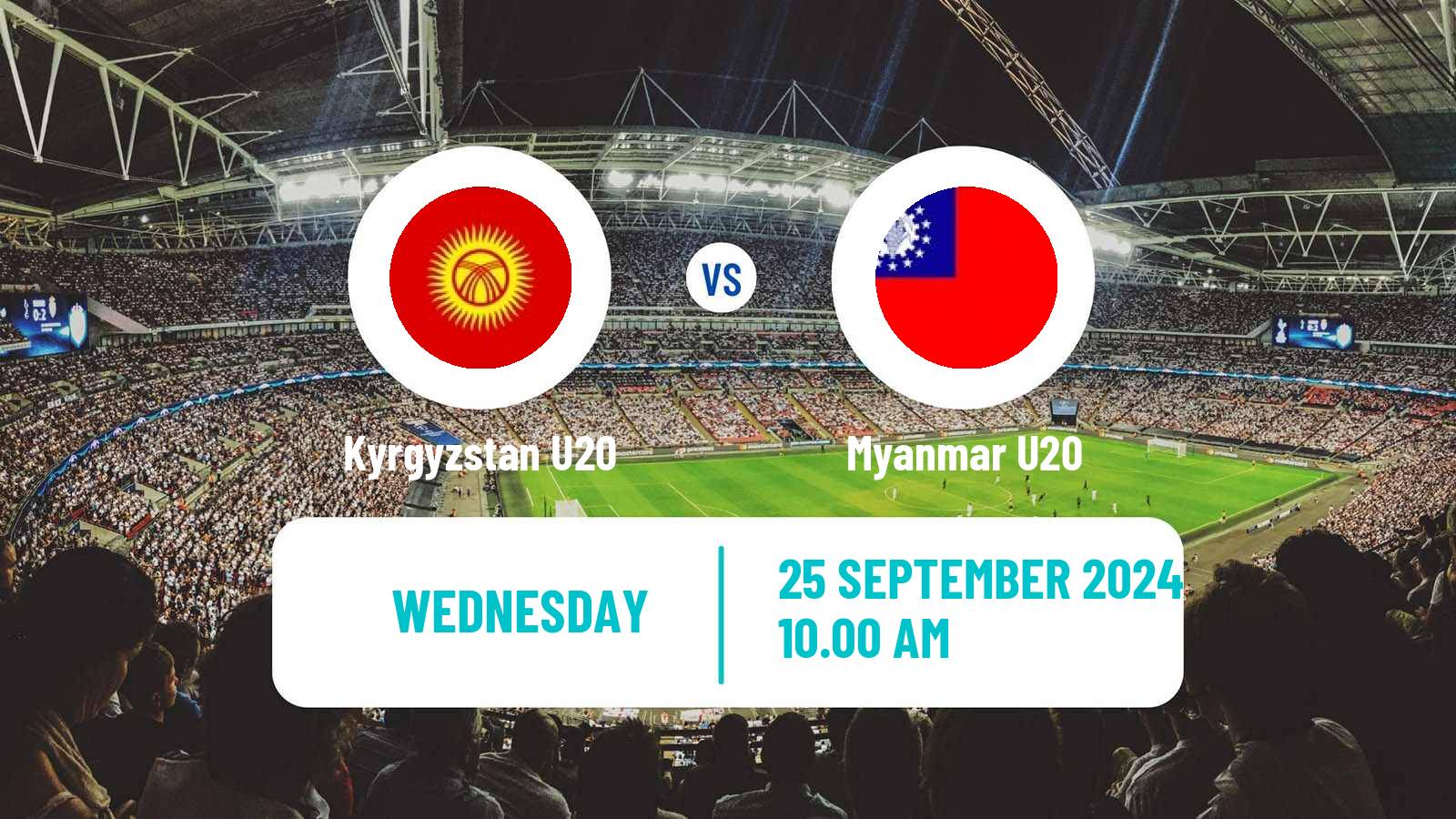 Soccer AFC Championship U20 Kyrgyzstan U20 - Myanmar U20