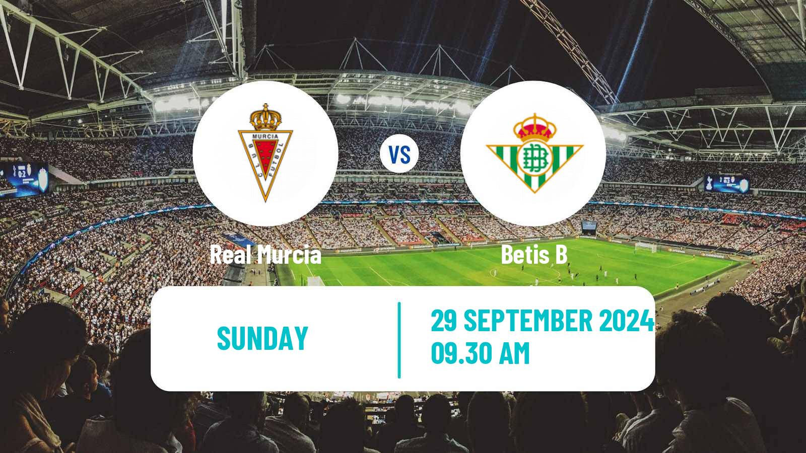 Soccer Spanish Primera RFEF Group 2 Real Murcia - Betis B