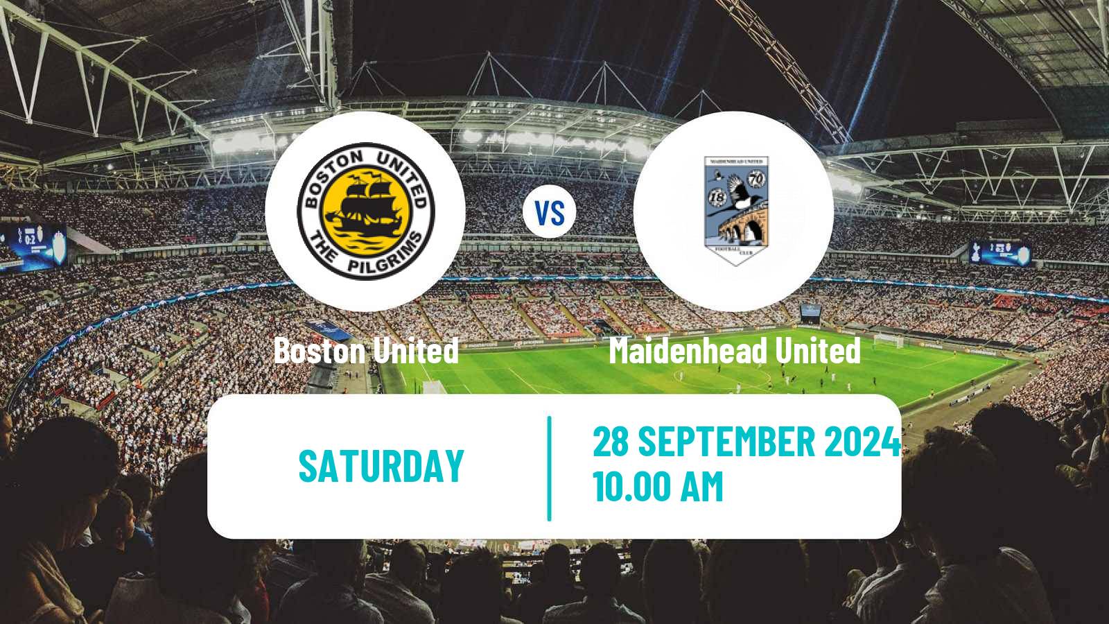 Soccer English National League Boston United - Maidenhead United