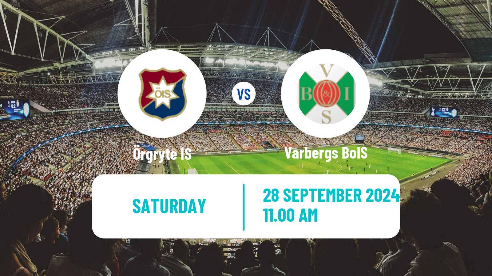 Soccer Swedish Superettan Örgryte - Varbergs BoIS