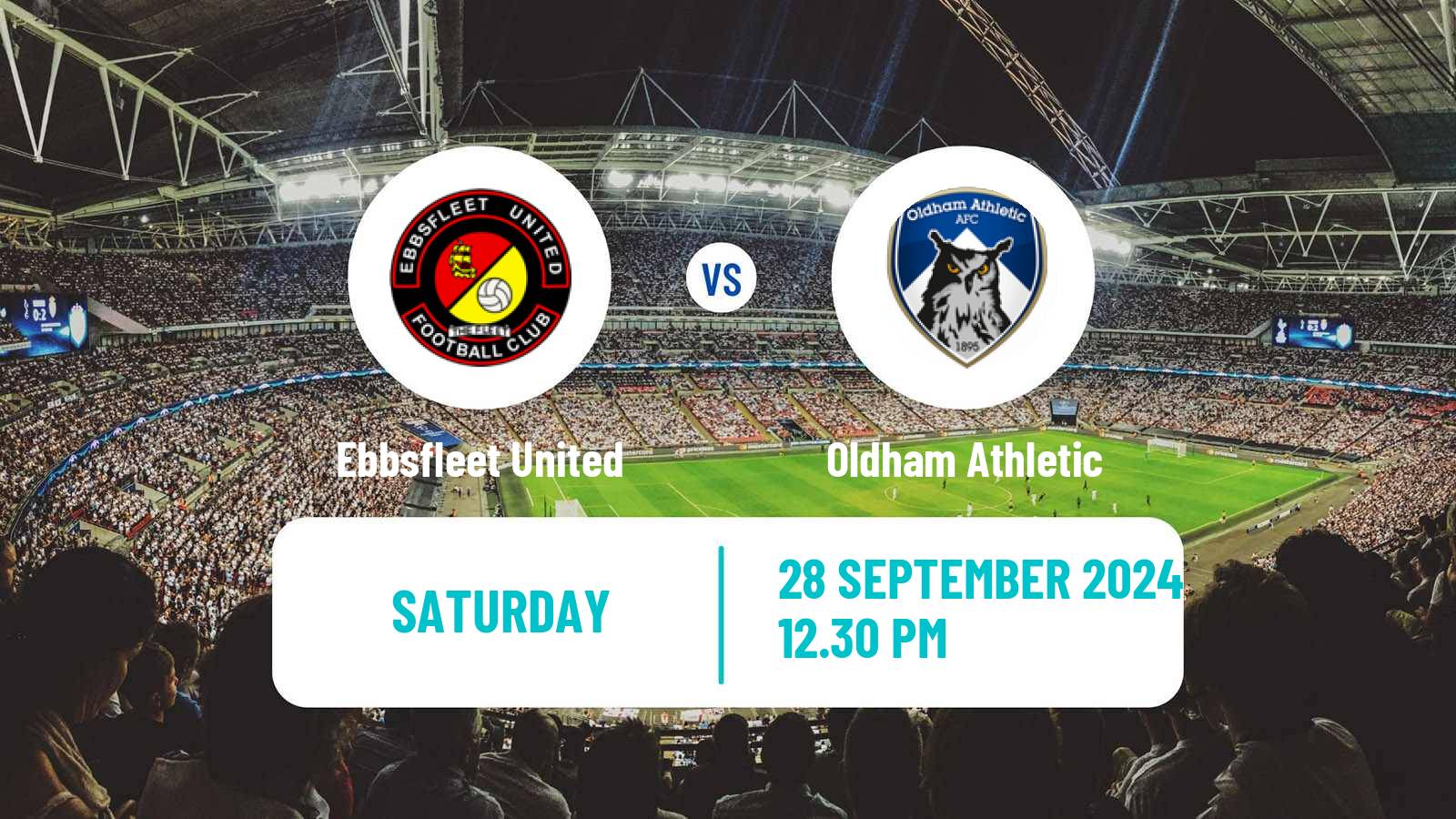 Soccer English National League Ebbsfleet United - Oldham Athletic