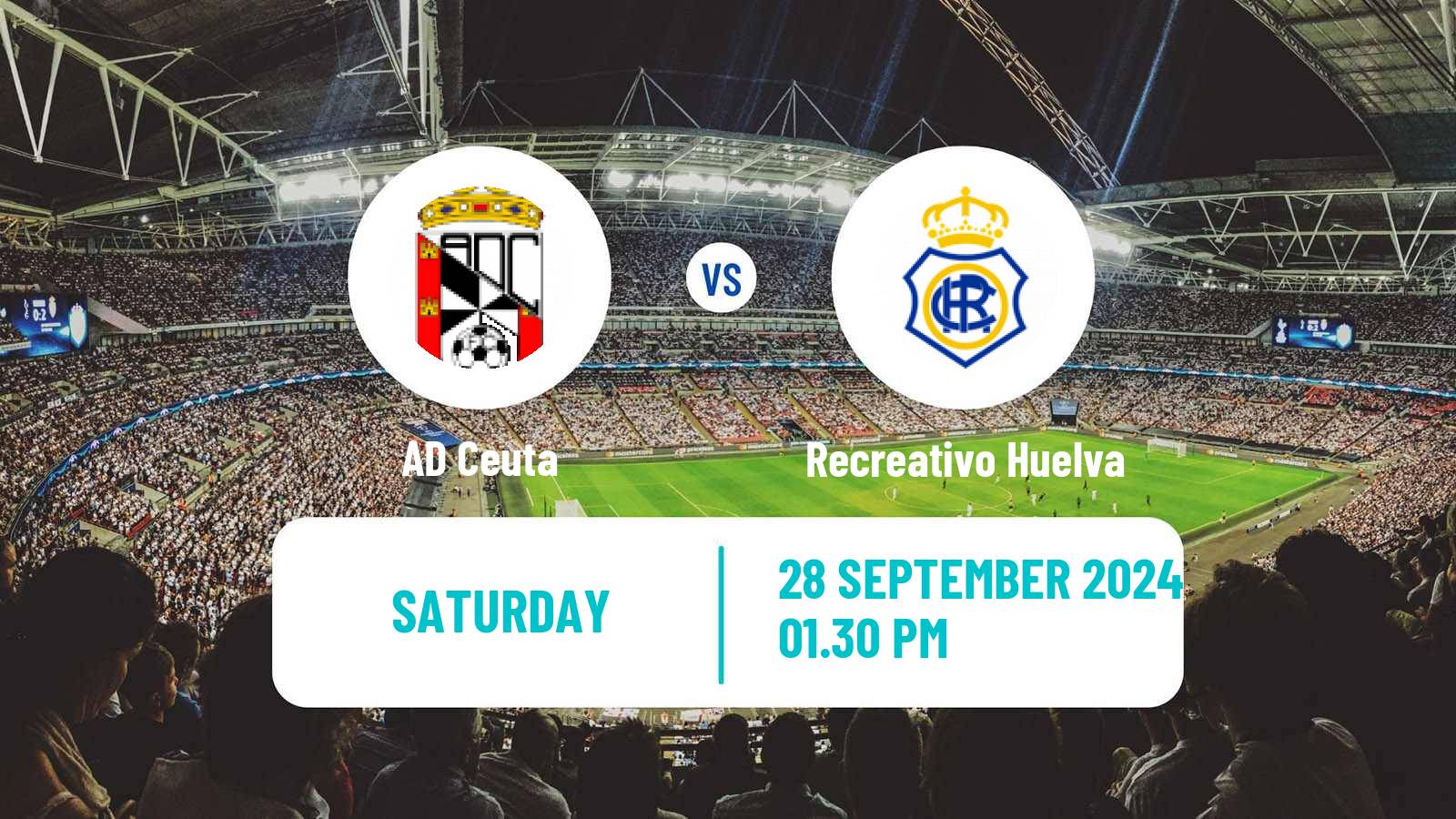 Soccer Spanish Primera RFEF Group 2 Ceuta - Recreativo Huelva