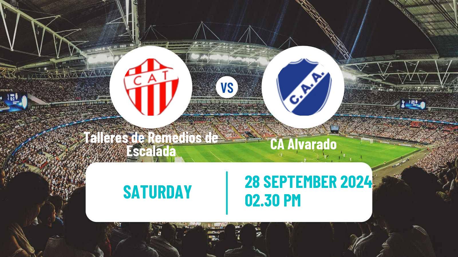 Soccer Argentinian Primera Nacional Talleres de Remedios de Escalada - Alvarado