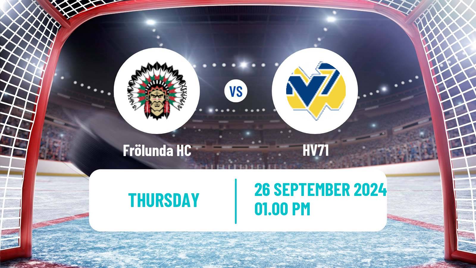 Hockey SHL Frölunda - HV71