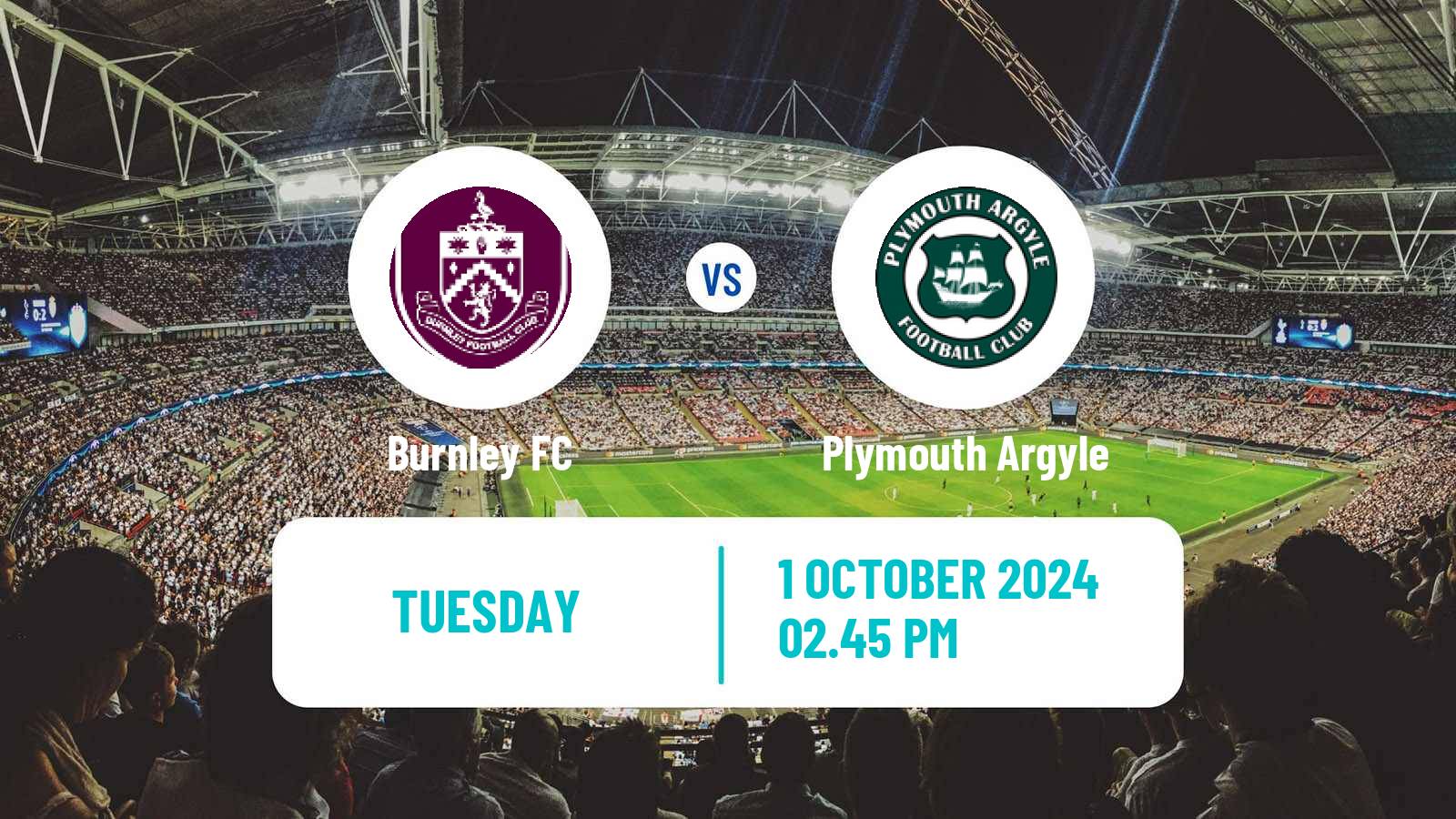 Soccer English League Championship Burnley - Plymouth Argyle