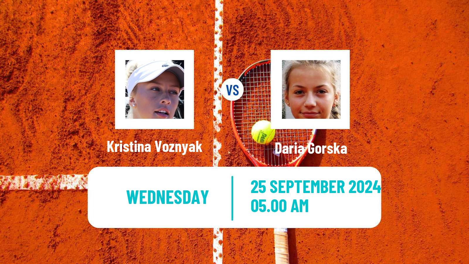 Tennis ITF W15 Varna Women Kristina Voznyak - Daria Gorska