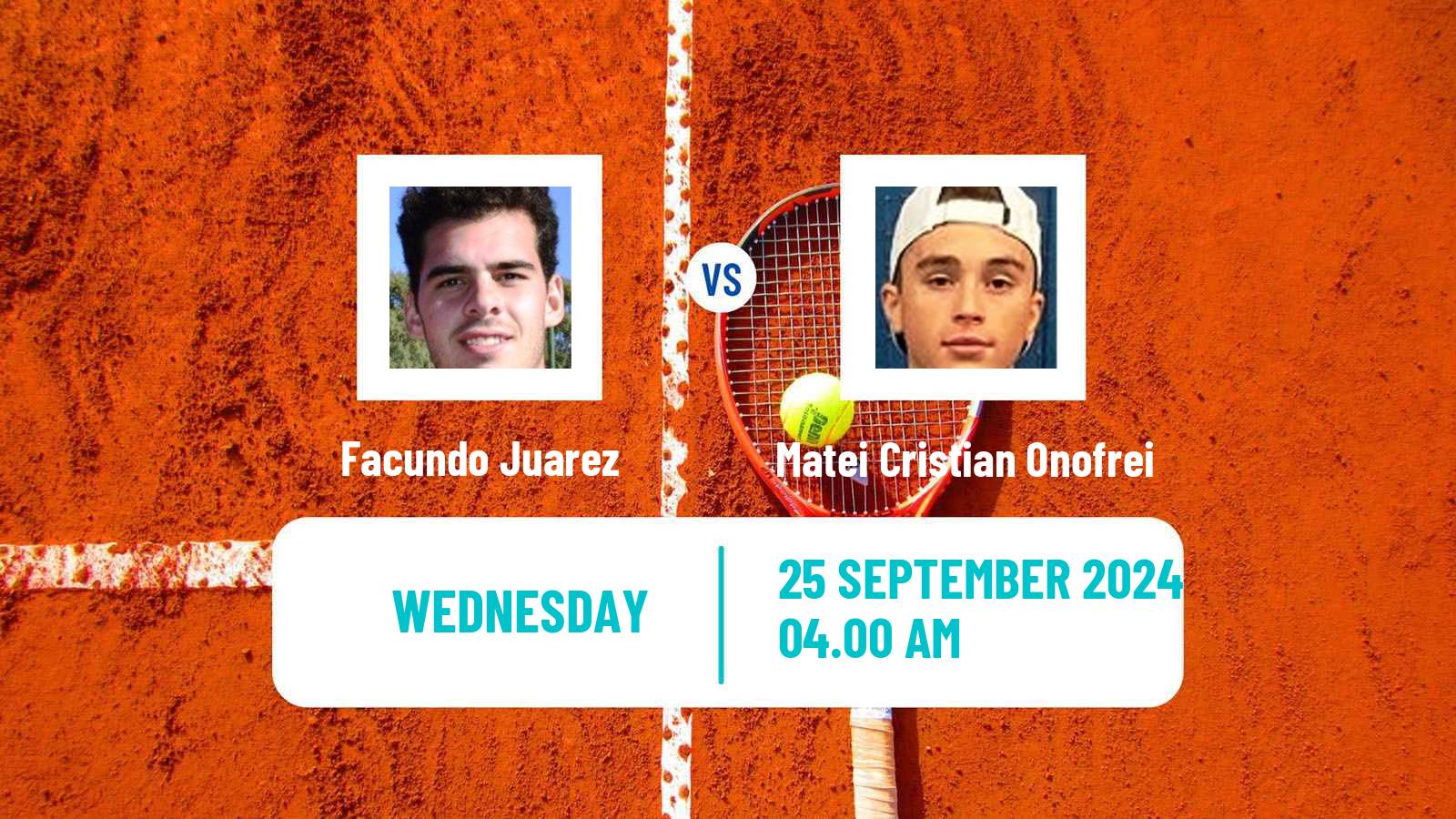 Tennis ITF M15 Targu Mures Men Facundo Juarez - Matei Cristian Onofrei