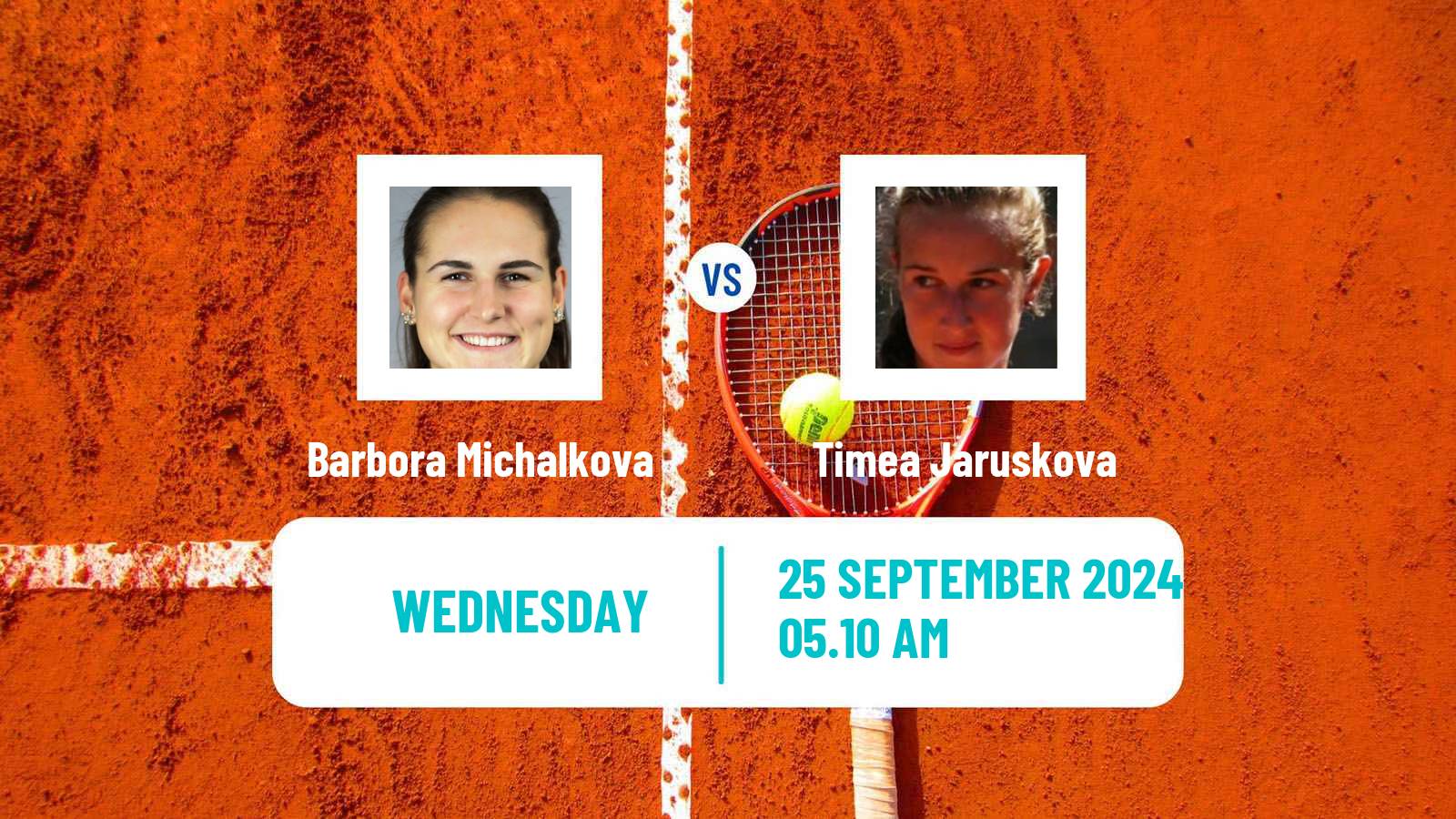 Tennis ITF W15 Trnava Women Barbora Michalkova - Timea Jaruskova