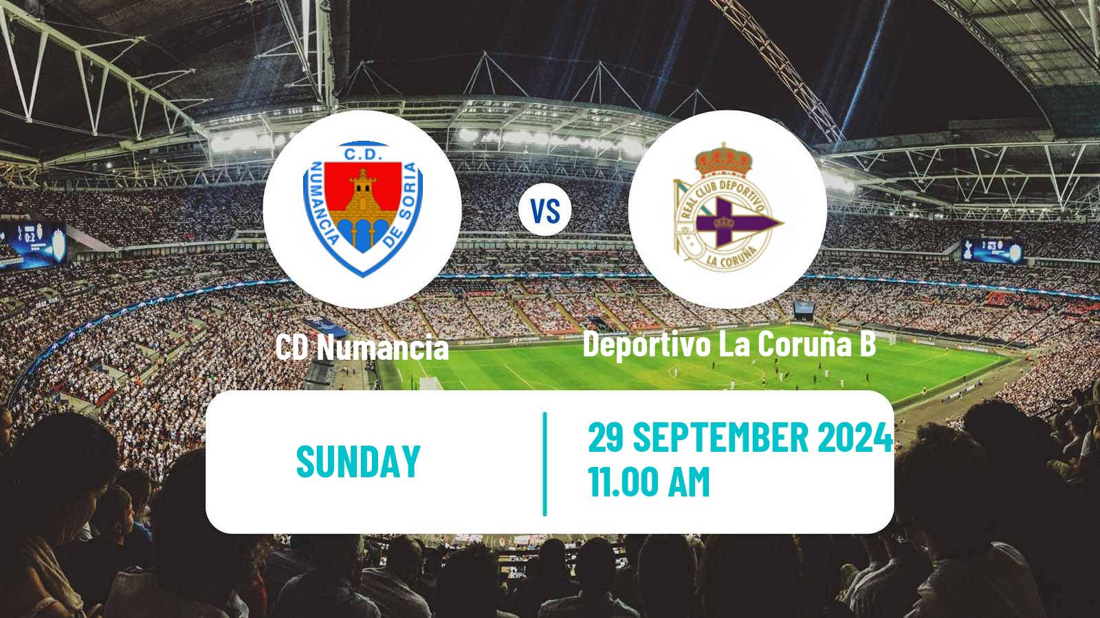 Soccer Spanish Segunda RFEF - Group 1 Numancia - Deportivo La Coruña B