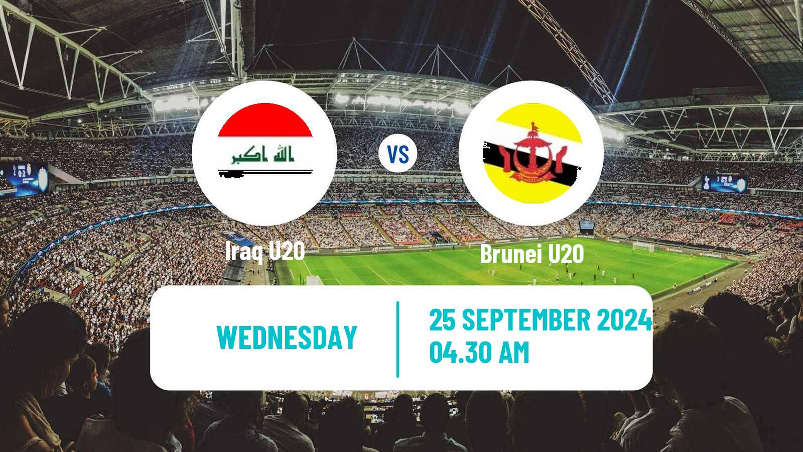 Soccer AFC Championship U20 Iraq U20 - Brunei U20