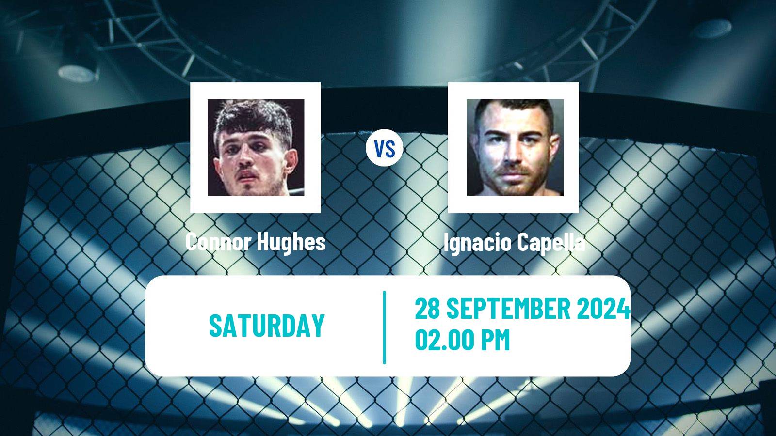 MMA Lightweight Pfl Men Connor Hughes - Ignacio Capella